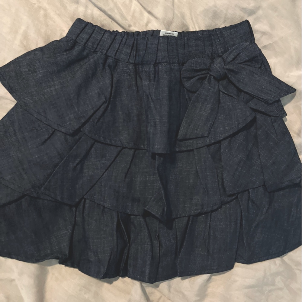 Ruffle Butts denim skirt for 5T